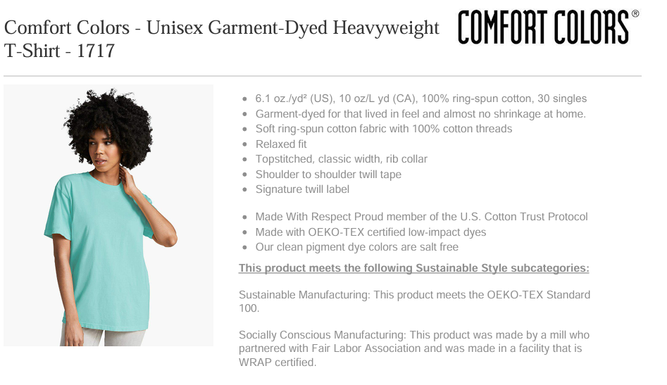 UPGRADE to a comfort tshirt